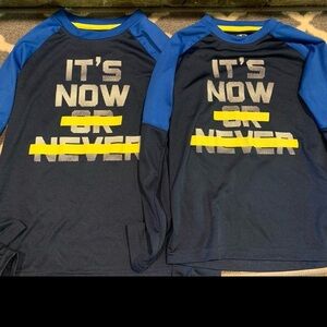 Boys moisture wicking shirt set size 6
